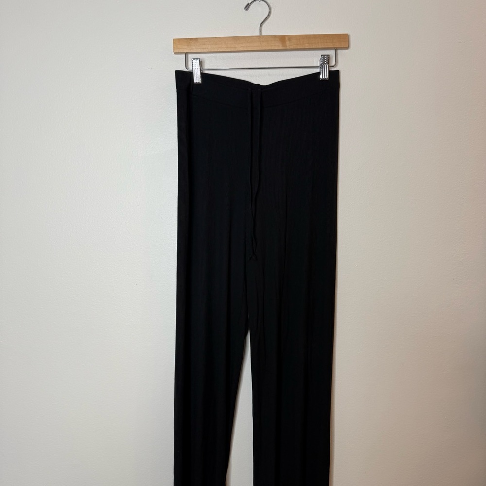 New SKIMS Soft Lounge Rib Sleep Set - Onyx black size small - Picture 8 of 14